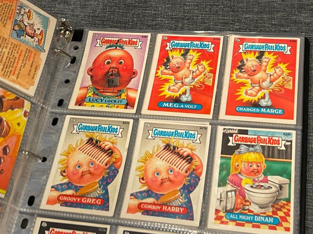 1985-1987 GARBAGE PAIL KIDS SERIES 1-12 COLLECTOR STICKER CARDS PLUS 1985 SERIES 1 EVIL EDDIE - 7