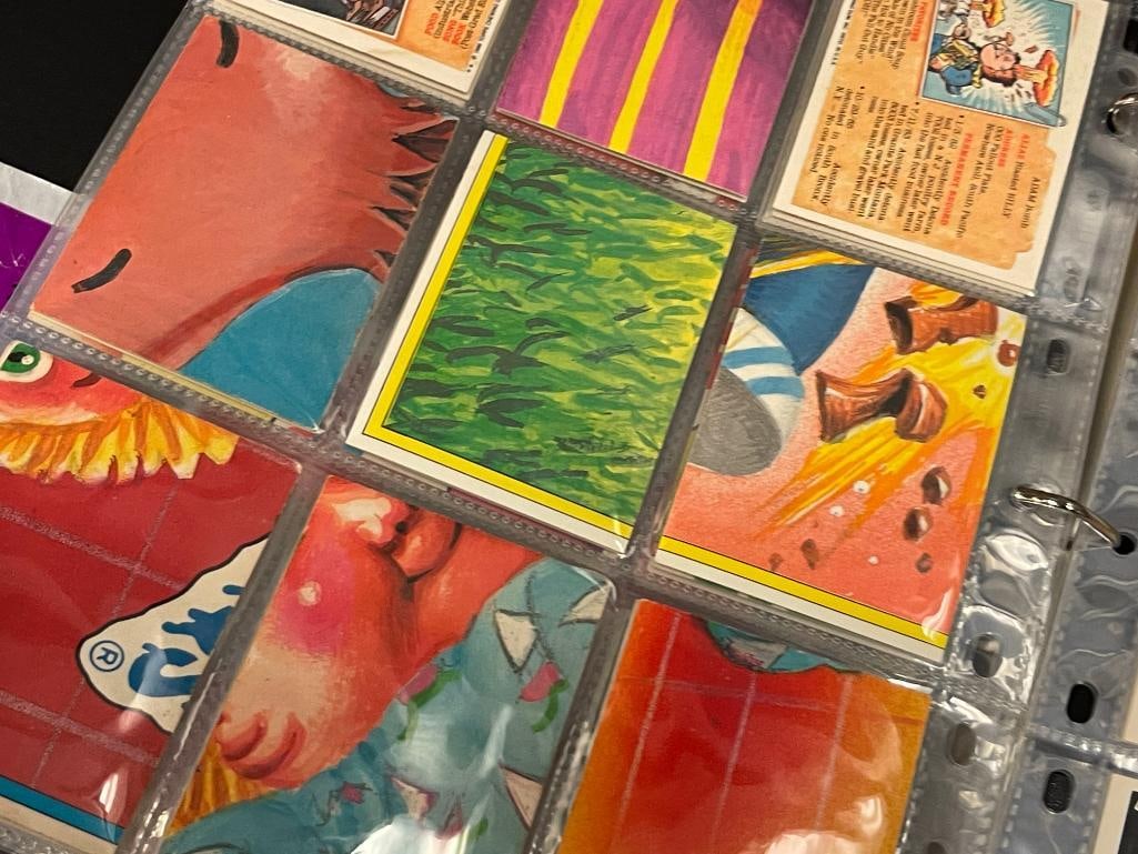 1985-1987 GARBAGE PAIL KIDS SERIES 1-12 COLLECTOR STICKER CARDS PLUS 1985 SERIES 1 EVIL EDDIE - 8