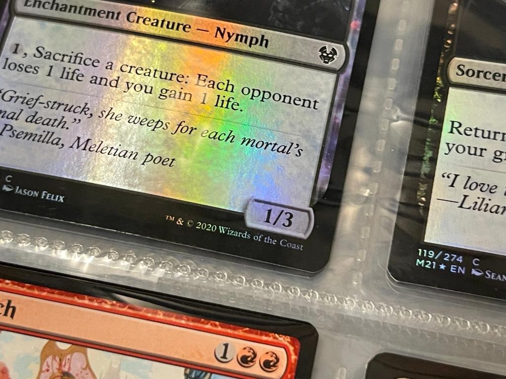 1995--2024 MAGIC THE GATHERING FANTASY GAME CARDS INCLUDES VINTAGE AND HOLOGRAPHIC CARDS - 9