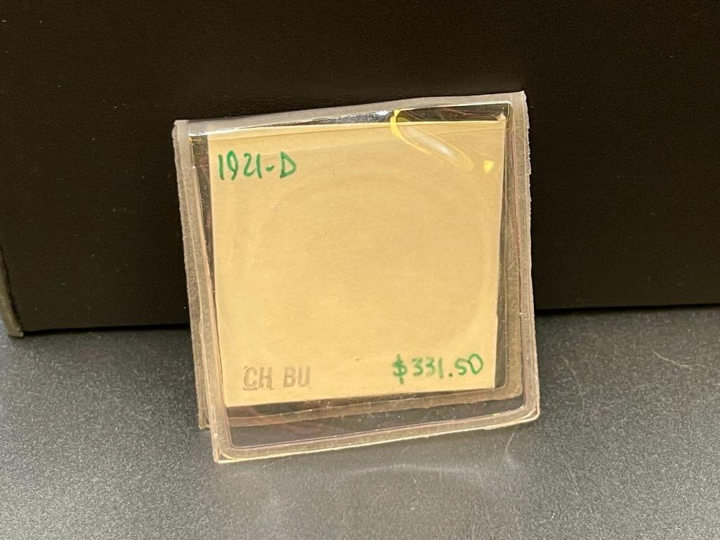 1921-D U.S. MORGAN SILVER DOLLAR BU - 7