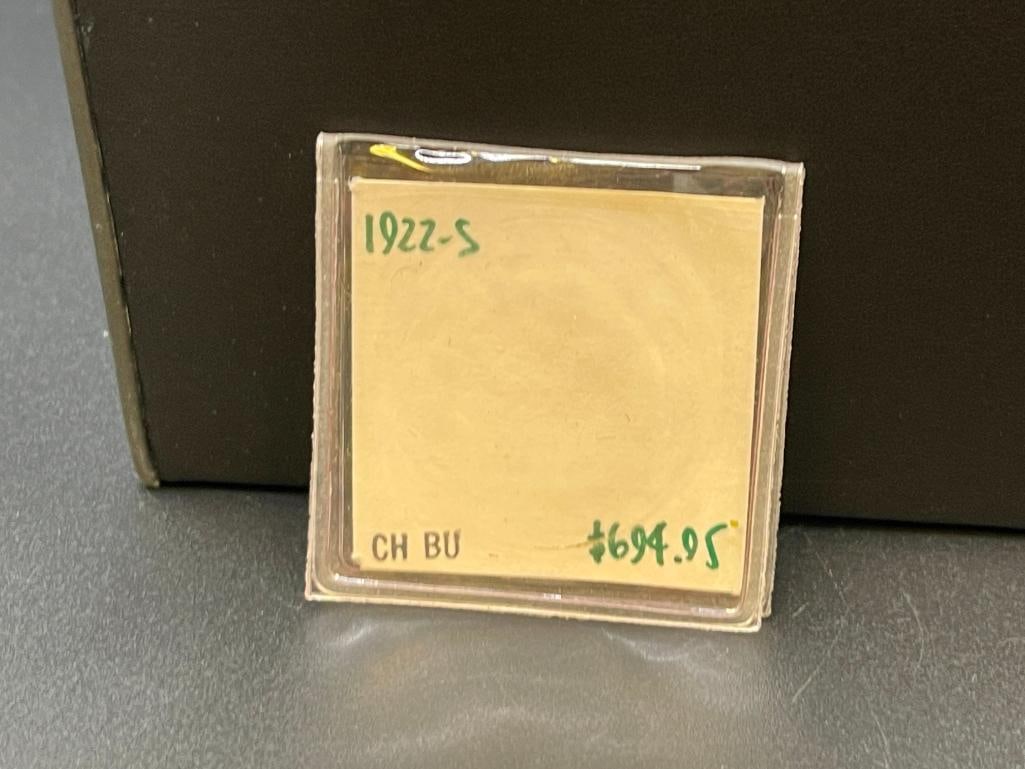 1922-S U.S. PEACE SILVER DOLLAR AU - 7