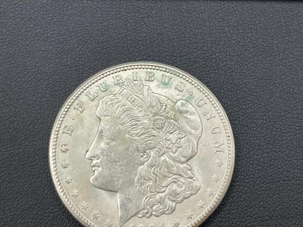 1921-S U.S. MORGAN SILVER DOLLAR BU - 2