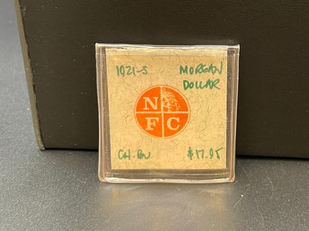 1921-S U.S. MORGAN SILVER DOLLAR BU - 7