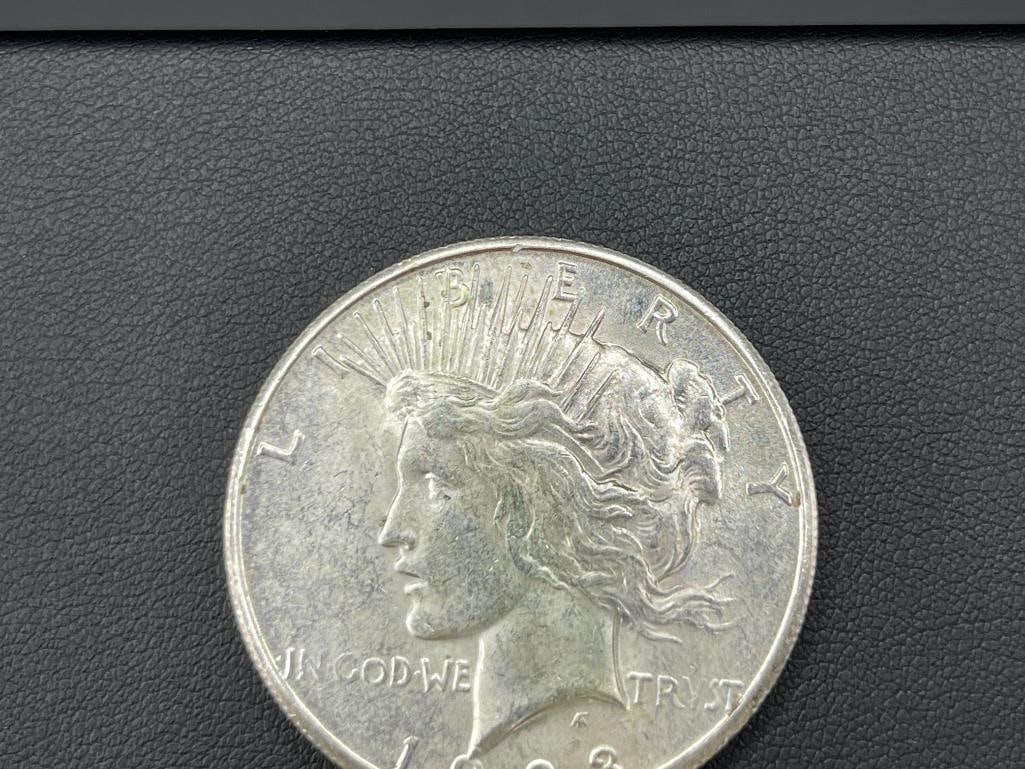 1923-S U.S. PEACE SILVER DOLLAR BU - 2
