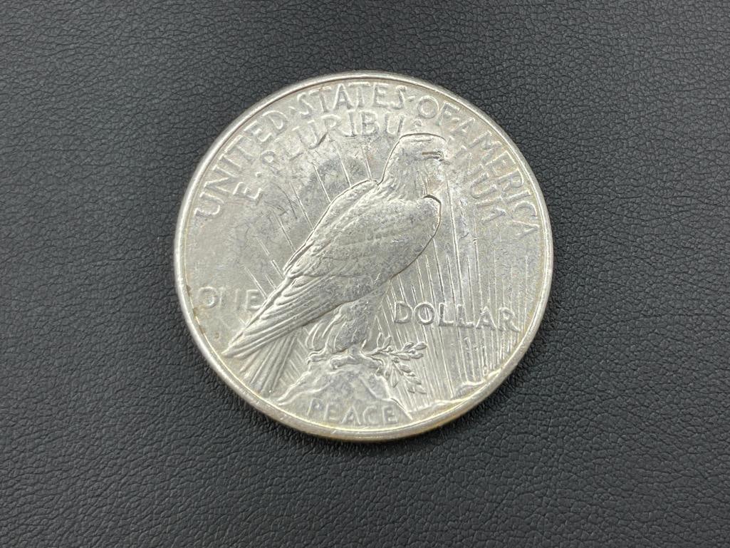 1923-S U.S. PEACE SILVER DOLLAR BU - 4