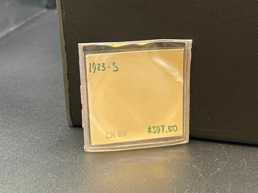 1923-S U.S. PEACE SILVER DOLLAR BU - 7