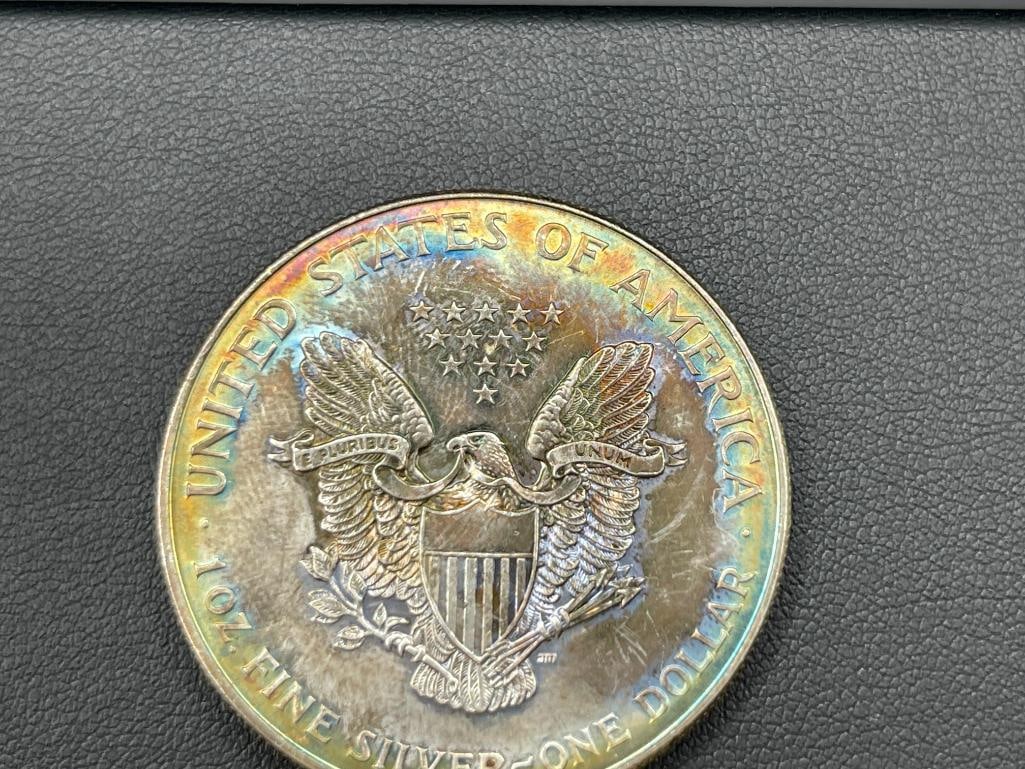 1994 AMERICAN SILVER EAGLE .999 FINE SILVER DOLLAR - 5