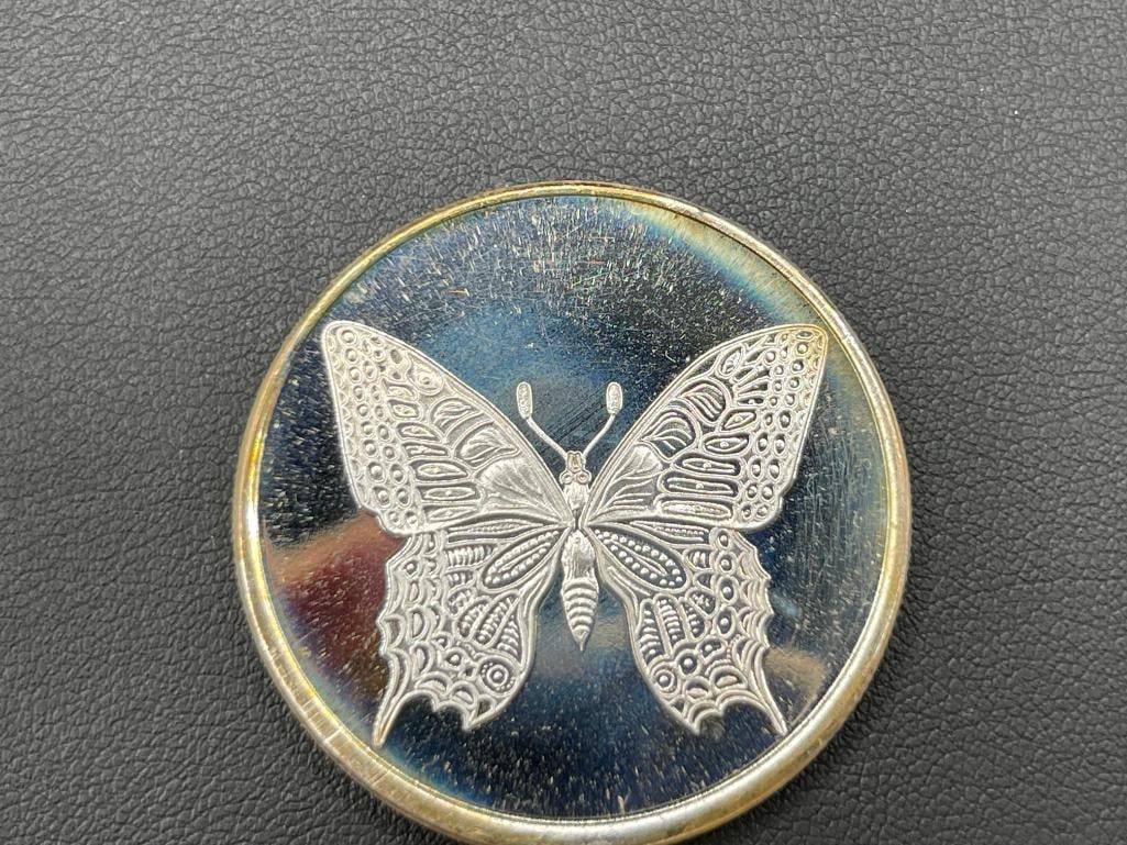 .999 FINE SILVER "SOMEONE SPECIAL" COIN FEATURING BUTTERFLY IN RELIEF - 2