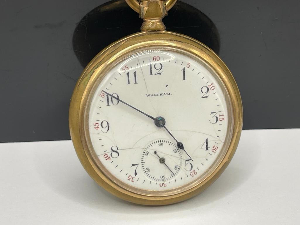 1899 WALTHAM 15 JEWELS GRADE NO. 615 POCKET WATCH - 2