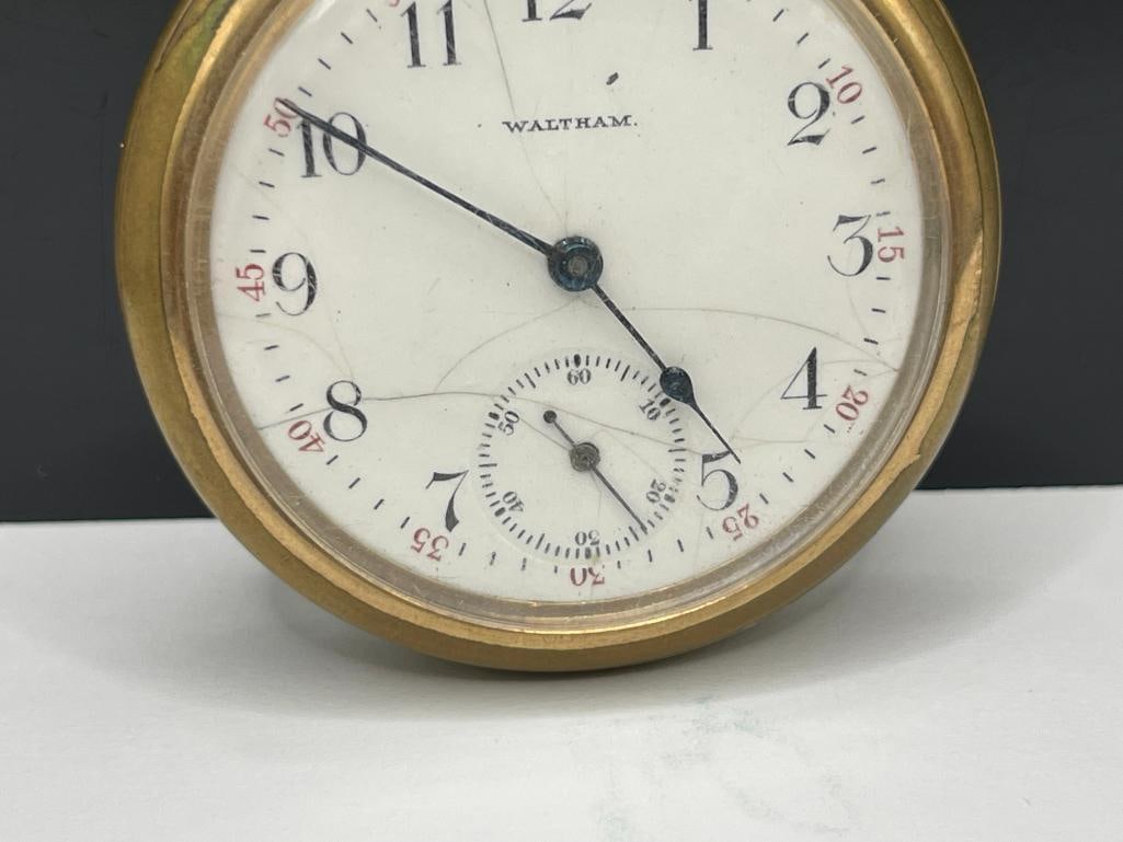 1899 WALTHAM 15 JEWELS GRADE NO. 615 POCKET WATCH - 3