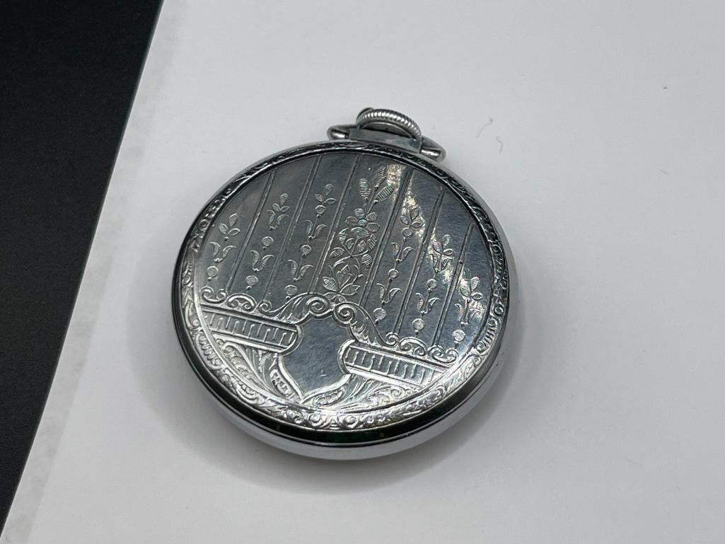 VINTAGE E. INGRAHAM COMPANY TOP-NOTCH POCKET WATCH - 5