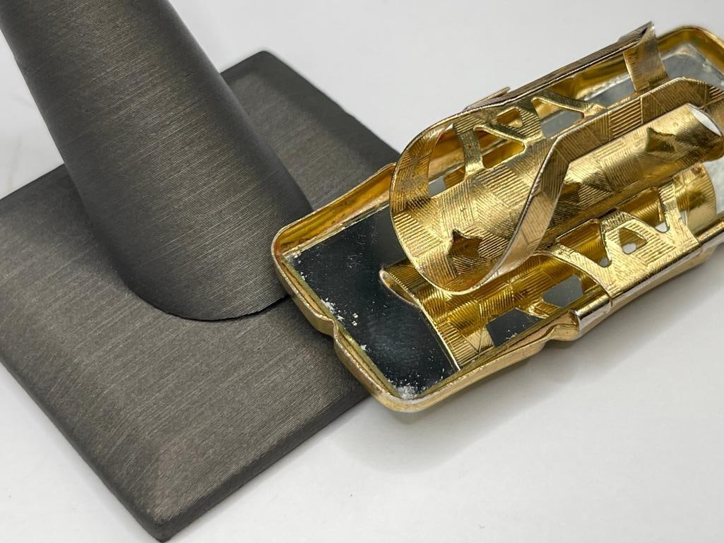 VINTAGE JAPANESE MADE GOLD TONE LIPSTICK HOLDER - 5