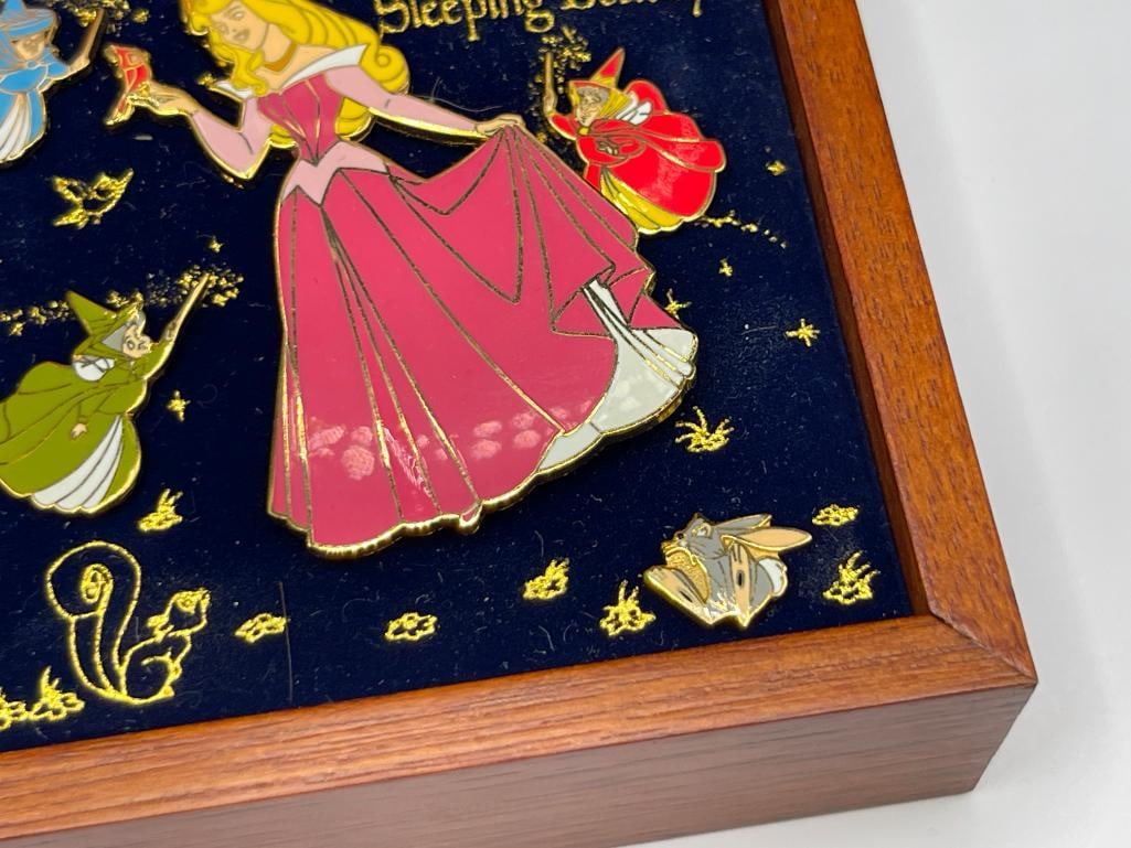 DISNEY LIMITED EDITION SLEEPING BEAUTY COLLECTION PIN SET FEATURING SLEEPY BEAUTY AND GODMOTHERS - 4