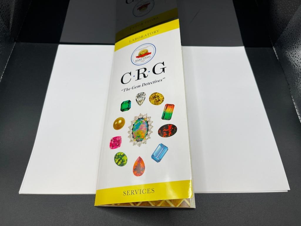 CHARMING 14K WHITE GOLD PLATED STERLING SILVER OVAL CABOCHON KYANITE AND DIAMOND BRACELET - 6