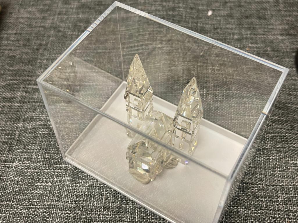 SWAROVSKI CRYSTAL CASTLE CATHEDRAL CITY CASTLE RETIRED - 7
