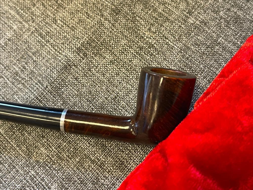 CERTIFIED PUREX FOR MADEMOISELLE STRAIGHT STEM SMOKING TOBACCO PIPE - 8