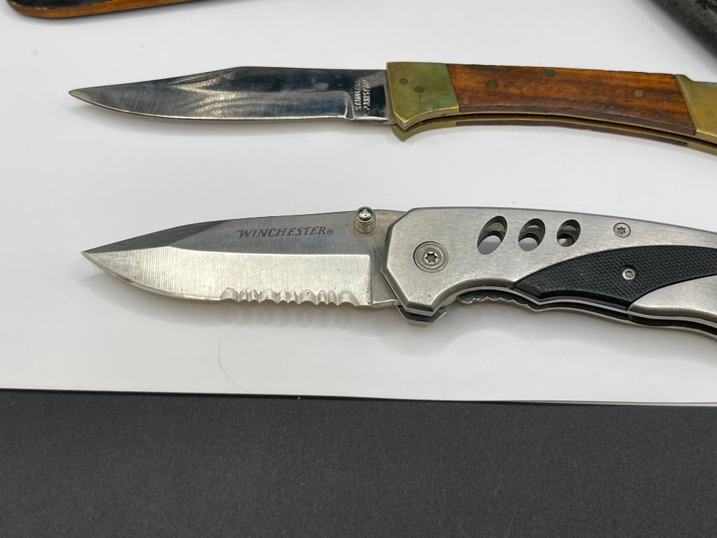 WINCHESTER FOLDING KNIFE AND STAINLESS STEEL PAKISTAN MADE FOLDING KNIFE - 2