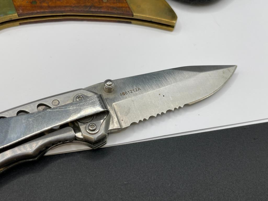 WINCHESTER FOLDING KNIFE AND STAINLESS STEEL PAKISTAN MADE FOLDING KNIFE - 5