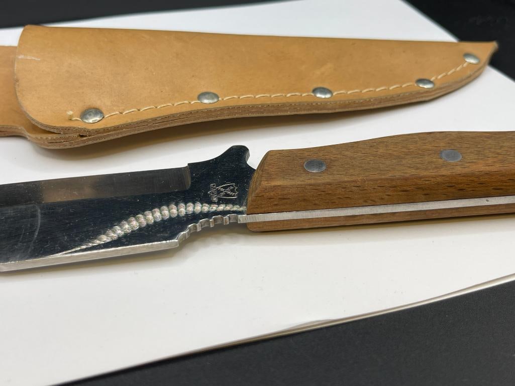 VINTAGE JAPANESE MADE MAXAM MX2 SPECIAL 420 STAINLESS STEEL FIXED BLADE KNIFE - 7