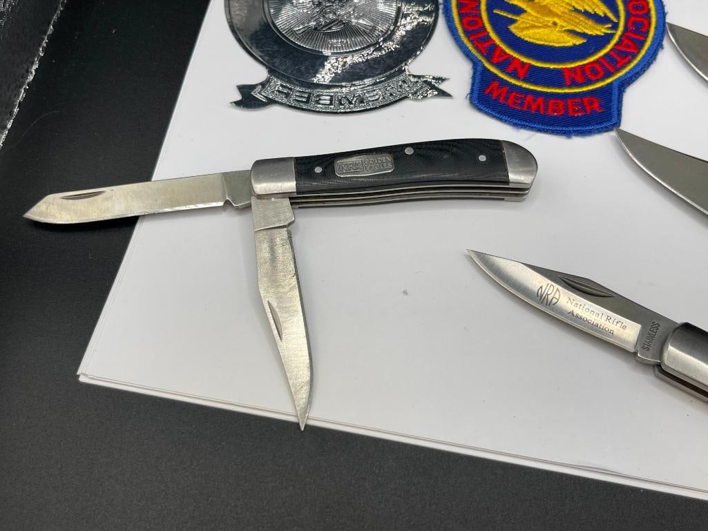NRA NATIONAL RIFLE ASSOCIATION KNIFE AND COLLECTIBLES - 2