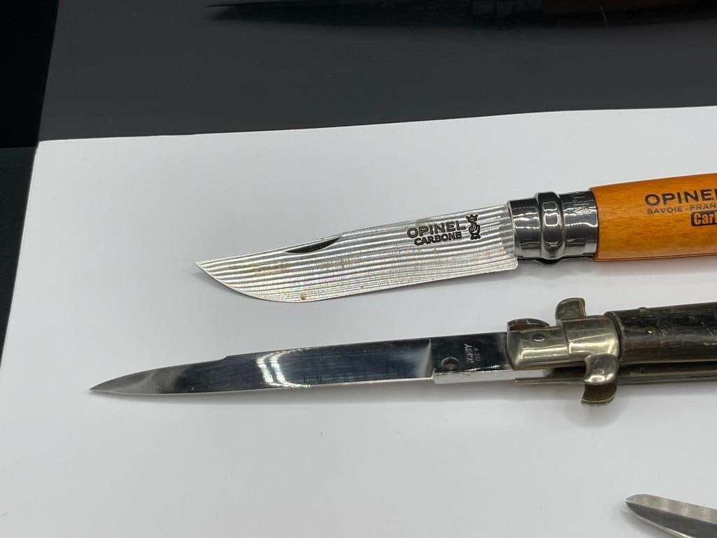 FOLDING KNIVES AND LEATHERMAN UTILITY TOOL - 2