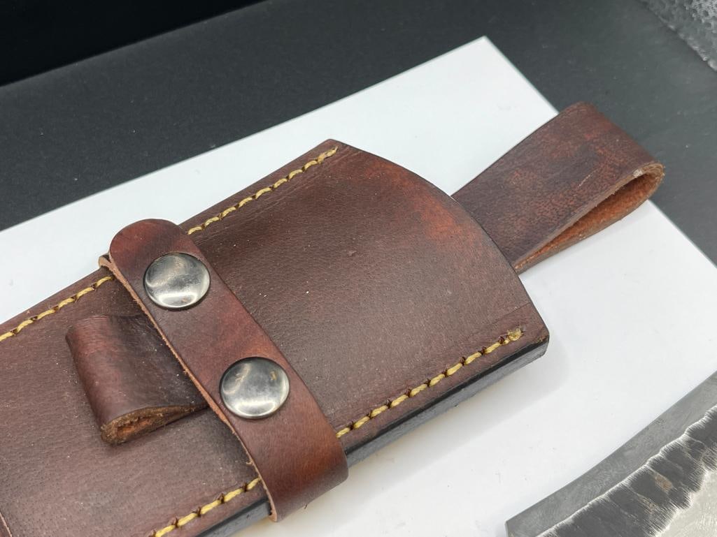 C.F.K. CUTLERY COMPANY D2 HANDMADE CUSTOM FIXED BLADE KNIFE FEATURING FULL TANG BLADE - 10