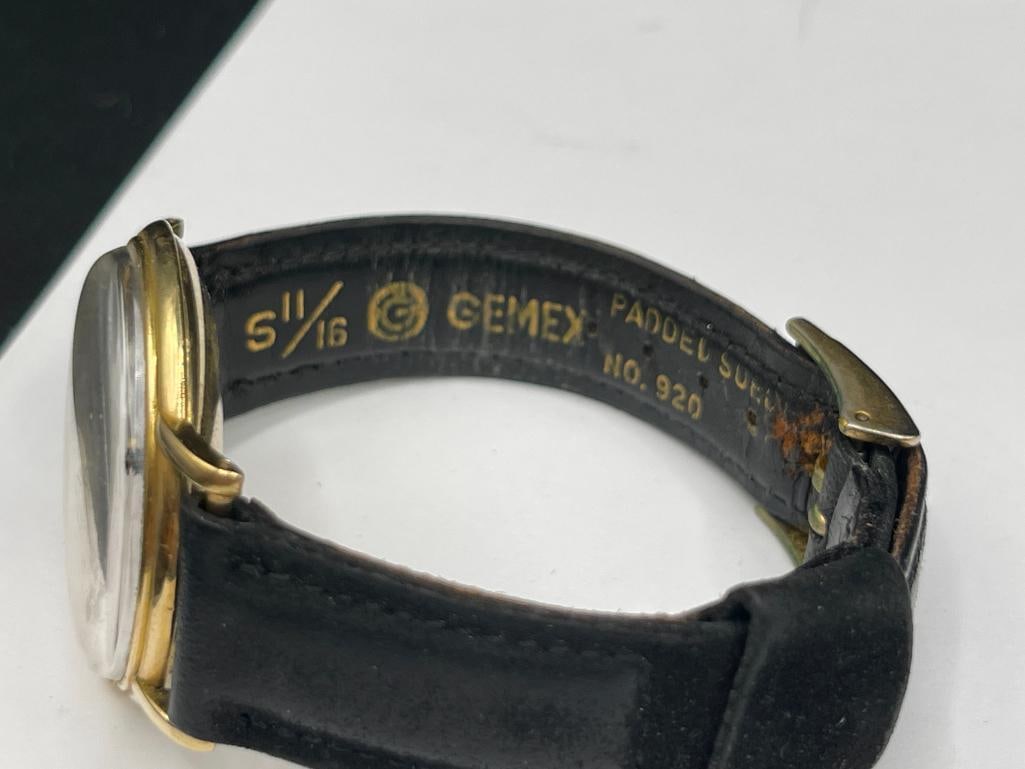 VINTAGE EARLY 1950'S ROLEX CHRONOMETER 17 JEWELS WRISTWATCH IN 14K YELLOW GOLD CASE - 8