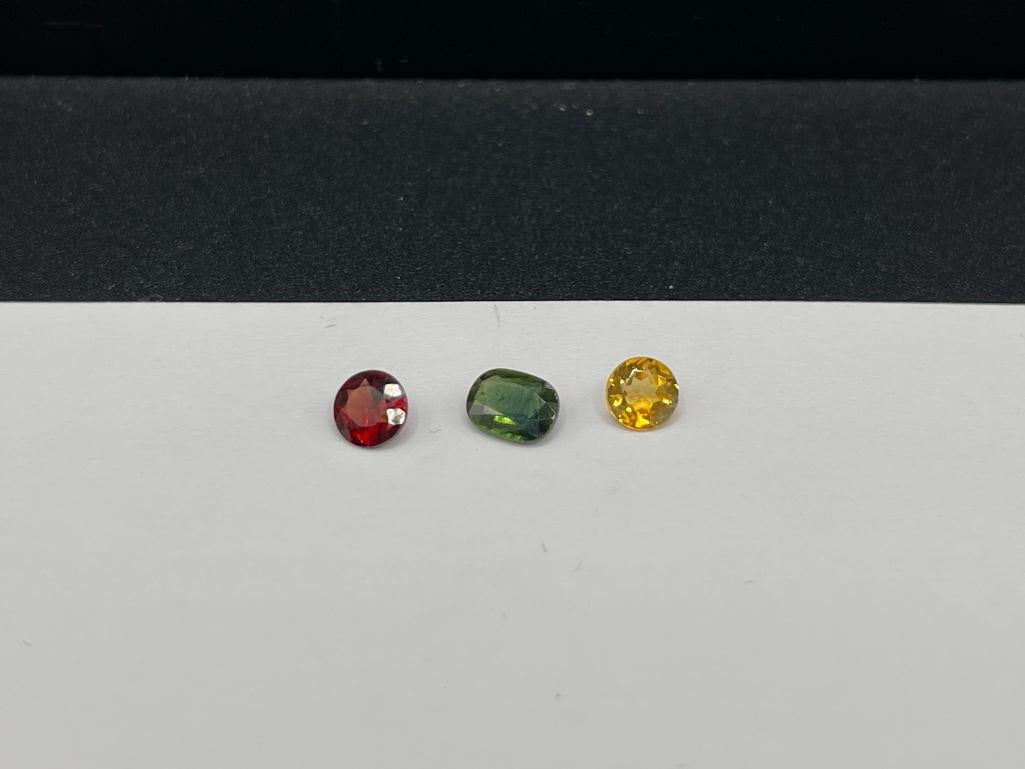 6.3CTTW OF GEMSTONES INCLUDES BLUE GREEN SAPPHIRES, GARNETS, AND CITRINES - 3