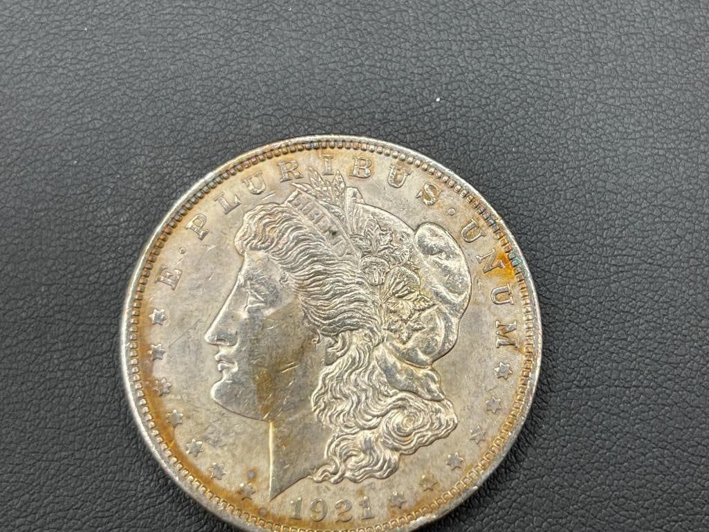 1921 U.S. MORGAN SILVER DOLLAR - 2