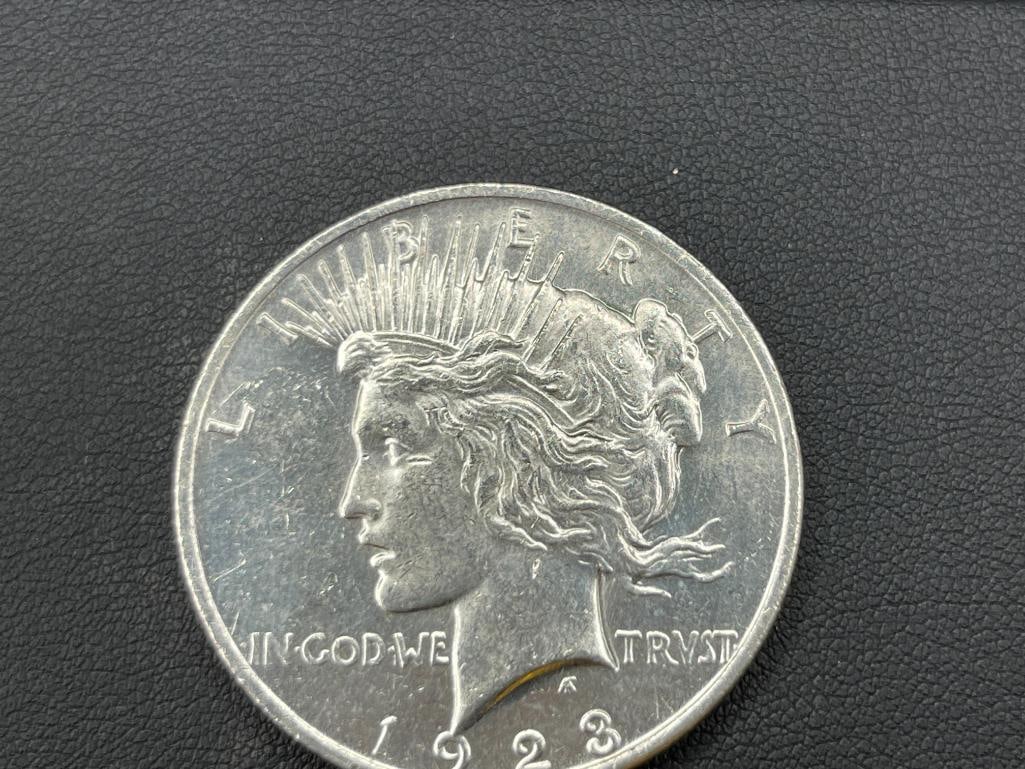 1923 U.S. PEACE SILVER DOLLAR - 2