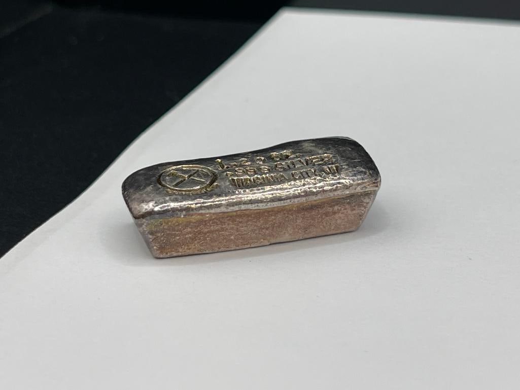 VIRGINIA CITY, NEVADA HAND POURED .999 FINE SILVER BAR "COMSTOCK" - 3