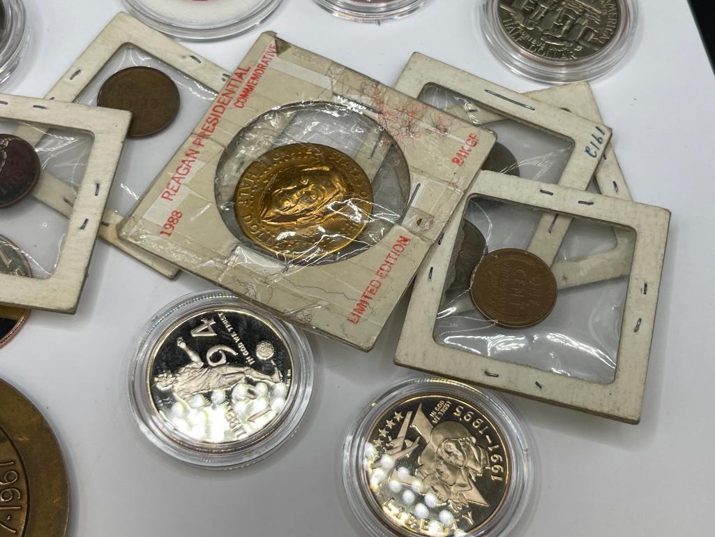 ASSORTED COLLECTIBLE COINS AND MEDALS - 7