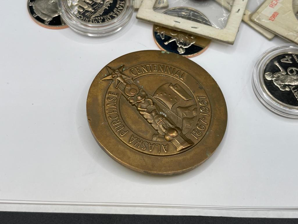 ASSORTED COLLECTIBLE COINS AND MEDALS - 8