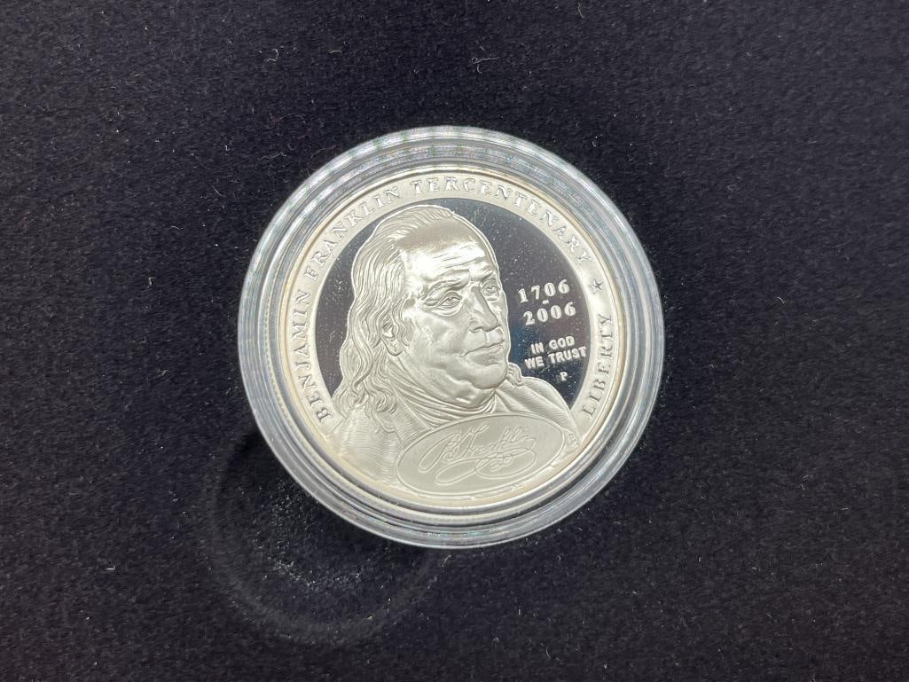 2006 U.S. MINT AMERICAN LEGACY COLLECTION INCLUDING TWO COMMEMORATIVE 90% SILVER DOLLARS - 4