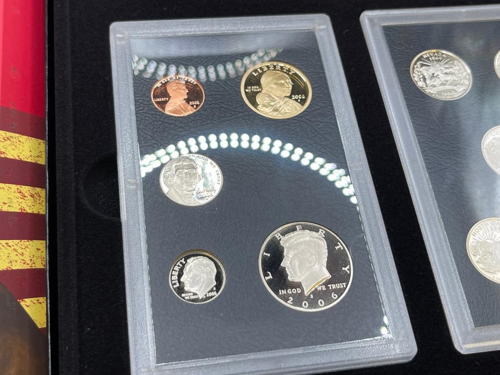 2006 U.S. MINT AMERICAN LEGACY COLLECTION INCLUDING TWO COMMEMORATIVE 90% SILVER DOLLARS - 7
