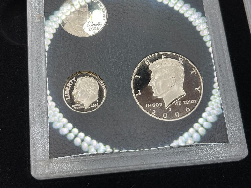 2006 U.S. MINT AMERICAN LEGACY COLLECTION INCLUDING TWO COMMEMORATIVE 90% SILVER DOLLARS - 8