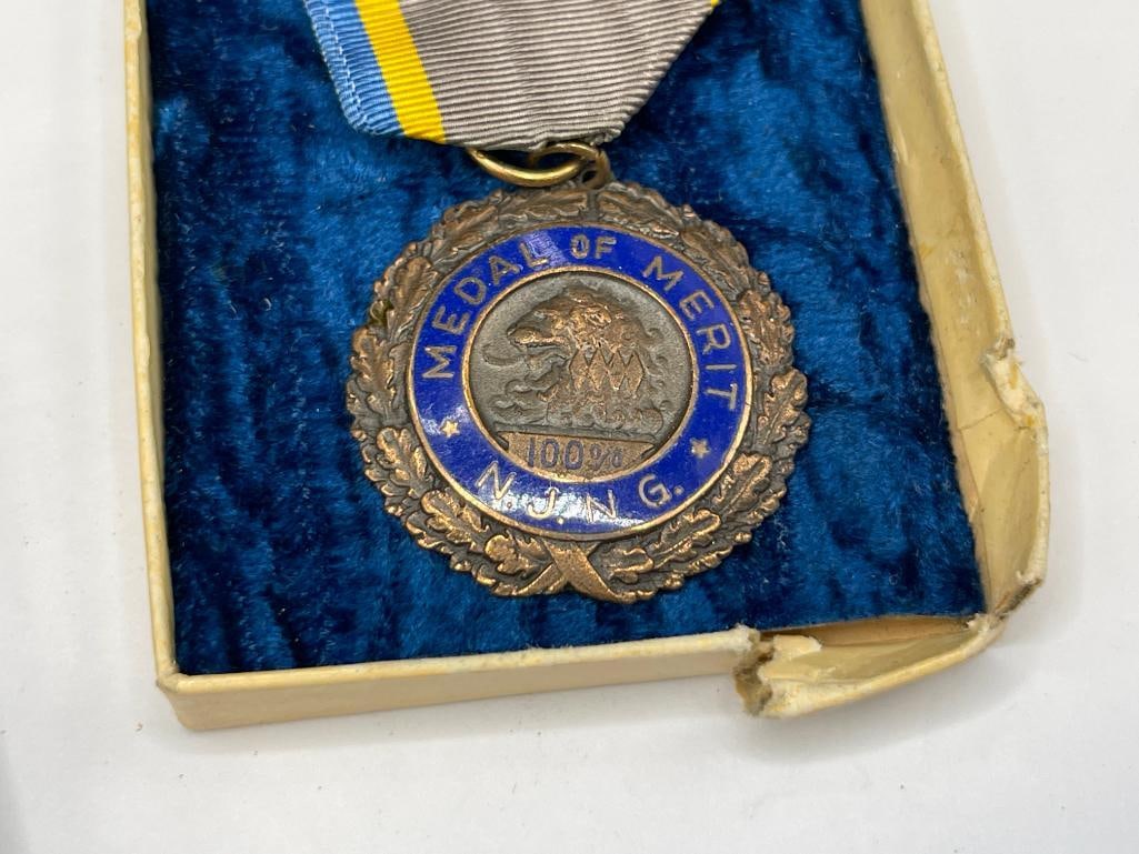 ANTIQUE MEDAL COLLECTION INCLUDING MEDAL OF MERIT, STERLING OUTSTANDING HEROISM MEDAL, AND MORE - 5