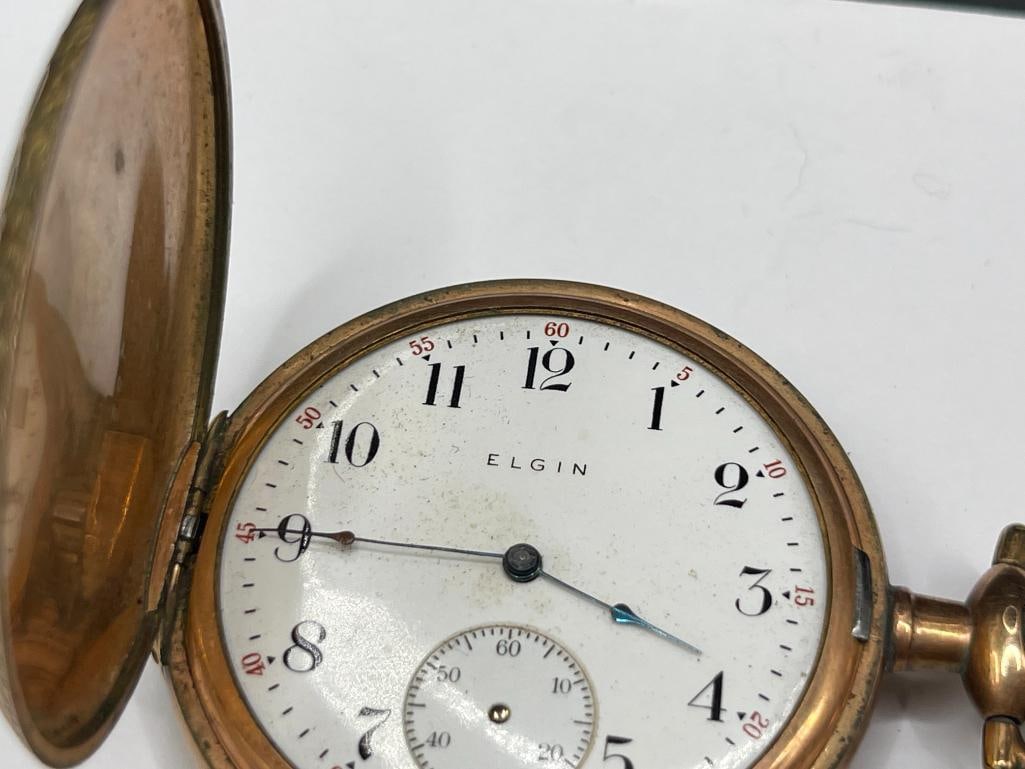 1913 ELGIN 15 JEWELS POCKET WATCH GRADE 290 - 4