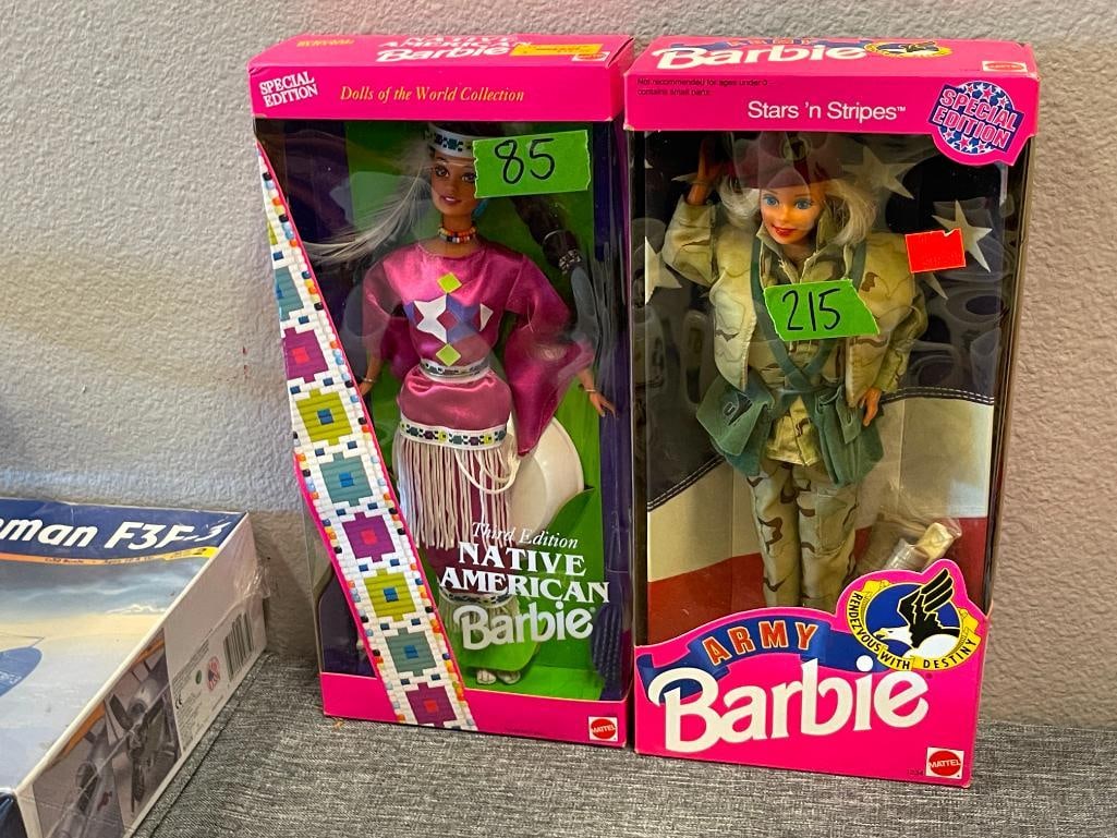 BARBIE BY MATTELL STARS 'N STRIPES, DOLLS OF THE WORLD, AND THUNDERBIRDS VINYL DOLLS - 8