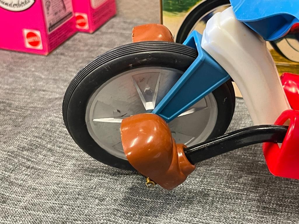 1973 MARX DISNEY MICKEY MOUSE LITTLE BIG WHEEL BATTERY OPERATED TOY - 5