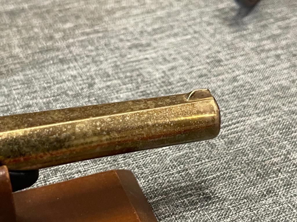 VINTAGE DERRINGER FLINTLOCK PISTOL LIGHTER WITH STAND - 3