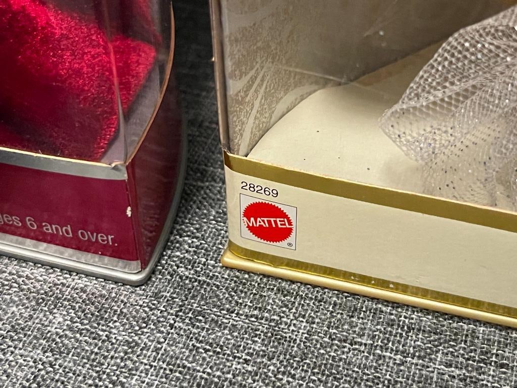 SPECIAL EDITION 2000 AND 2002 BARBIE BY MATTEL DOLLS PLUS MATCHING ORNAMENTS - 4