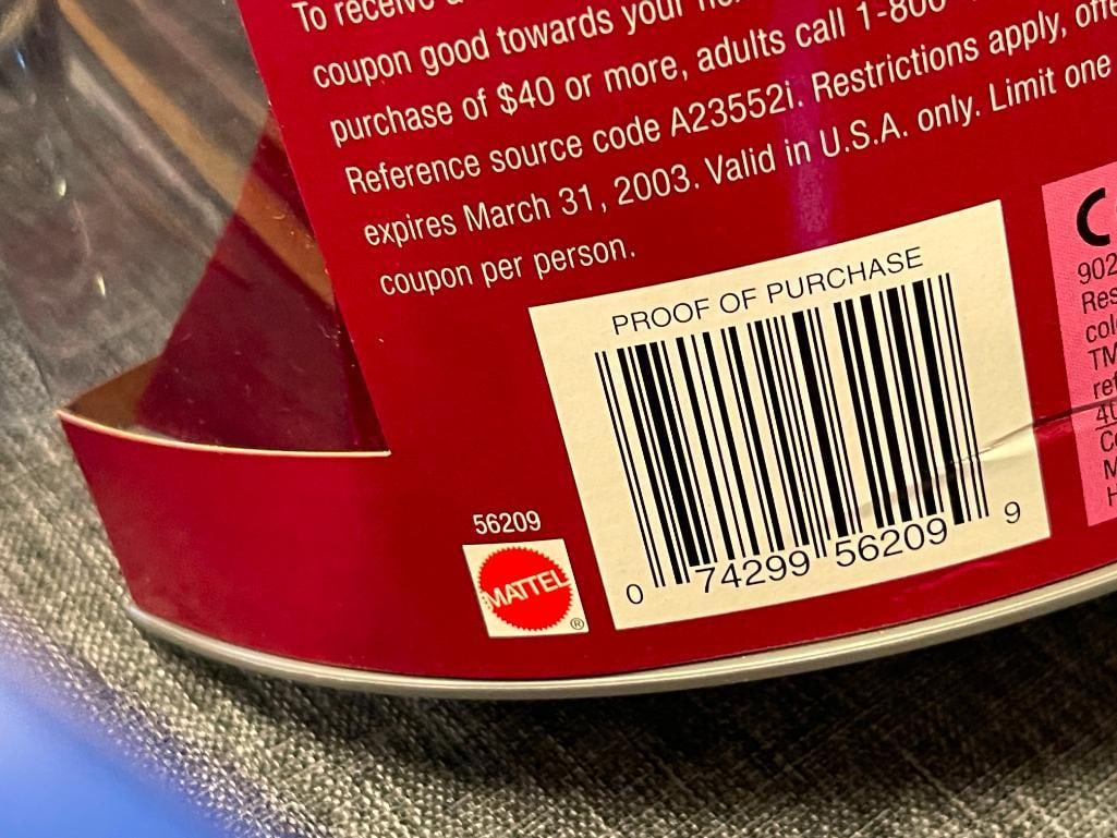 SPECIAL EDITION 2000 AND 2002 BARBIE BY MATTEL DOLLS PLUS MATCHING ORNAMENTS - 7