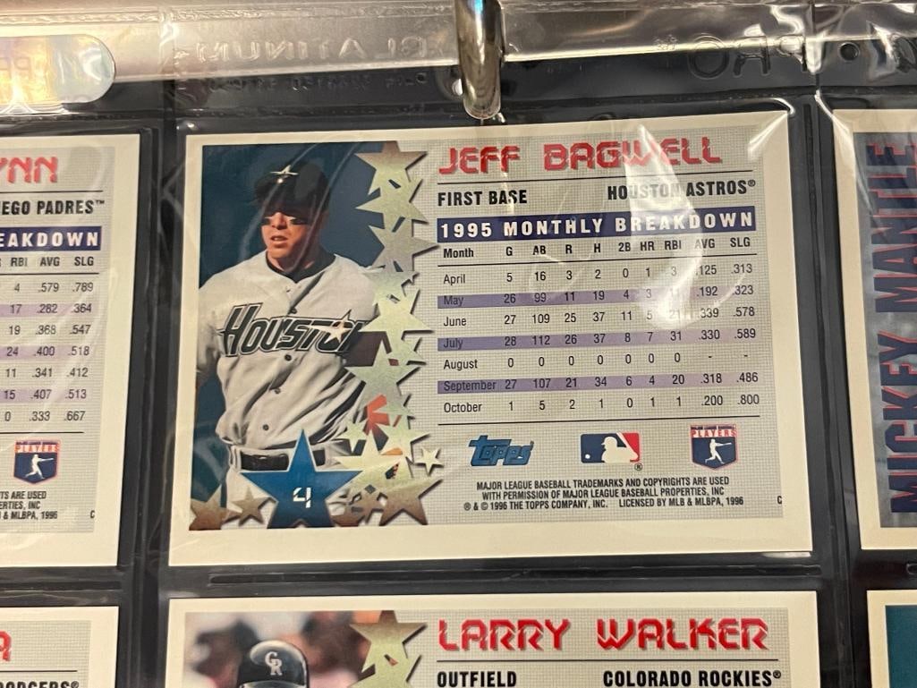 1996 TOPPS BASEBAL CARD SET INCLUDES STAR POWER, DRAFT PICK CARDS - 14