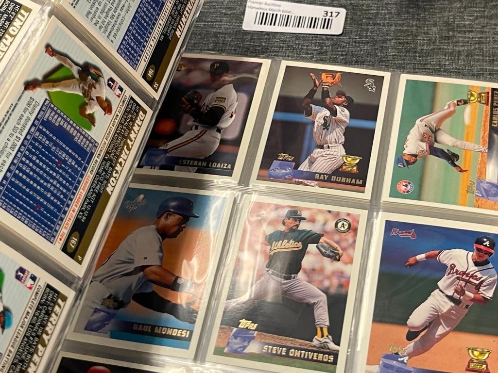 1996 TOPPS BASEBAL CARD SET INCLUDES STAR POWER, DRAFT PICK CARDS - 7