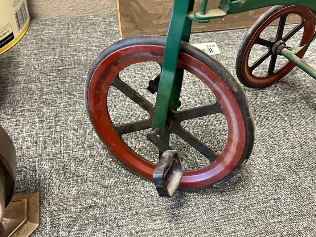 TWO VINTAGE STYLED CHILDRENS TRICYCLES FOR DOLLS - 5