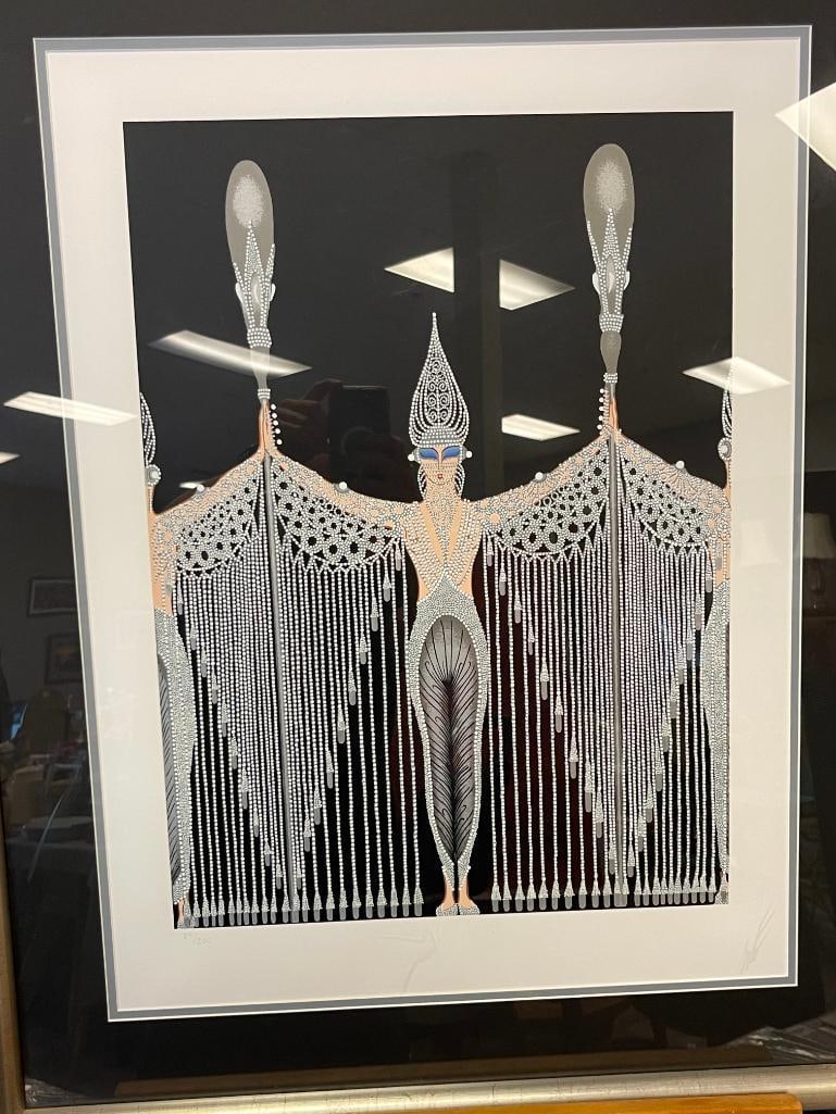 ERTE ROMAIN DE TIROFF RUSSIAN-FRENCH ARTIST LIMITED EDITION SERIGRAPH TITLED LES BIJOUX DE PERLES - 2