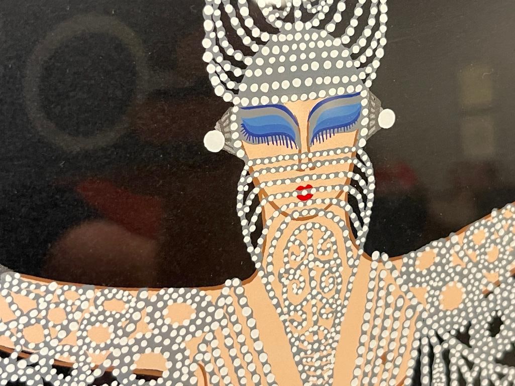 ERTE ROMAIN DE TIROFF RUSSIAN-FRENCH ARTIST LIMITED EDITION SERIGRAPH TITLED LES BIJOUX DE PERLES - 4