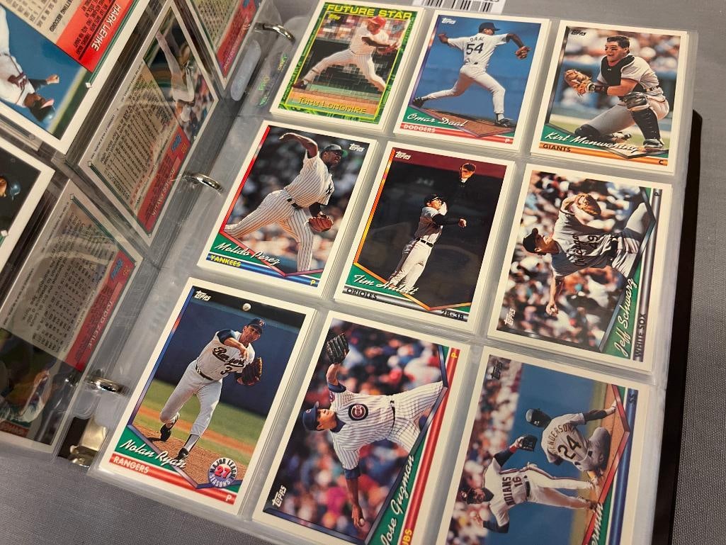 1994 TOPPS BASEBALL SPORT CARDS SET INCLUDES DRAFT PICK AND COMING ATTRACTIONS CARDS - 9