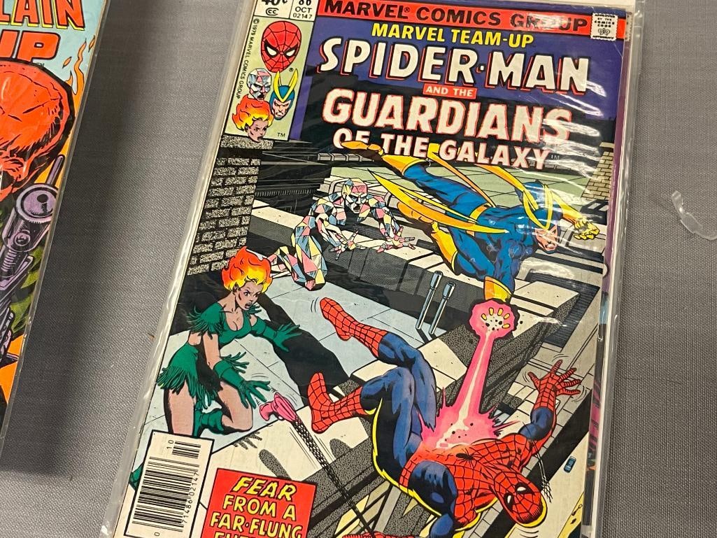 18 VINTAGE MARVEL TEAM-UP COMIC BOOKS 30 CENT TO $1 COMICS - 4